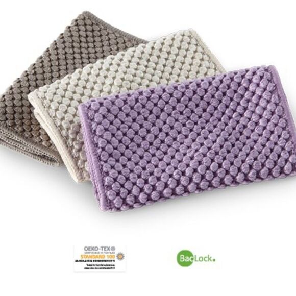 Norwex Counter Cloths Set of 3 Vanilla/mushroom/amethyst NWT - Picture 1 of 14